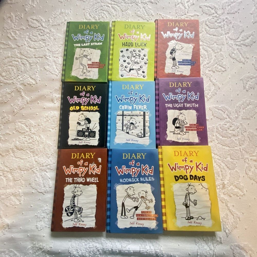 Diary Of Wimpy Kid Book Set‎ 9 In All Literacy Classroom Homeschool